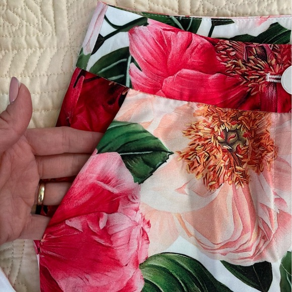 BURRYCO Bold Floral Peplum Blouse & Trouser Set (Size 4) - Picture 11 of 16